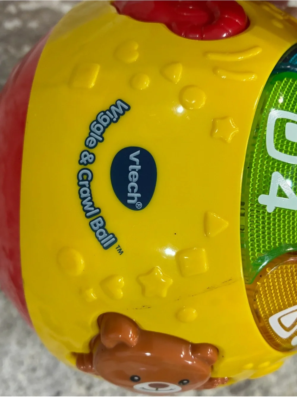 Colorful Turtle Number Spin Toy - Yellow & Green Kids Toy- TESTED